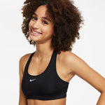 Girls' Nike Youth Swoosh Sports Bra - 010 - BLACK
