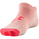 Girls' Under Armour Youth Essential No Show 6-Pack Socks - 805 ORNG