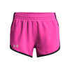 Girls' Under Armour Youth Fly By Short - 652 PINK