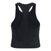 Girls' Under Armour Youth Motion Branded Crop Tank Top - 001 - BLACK