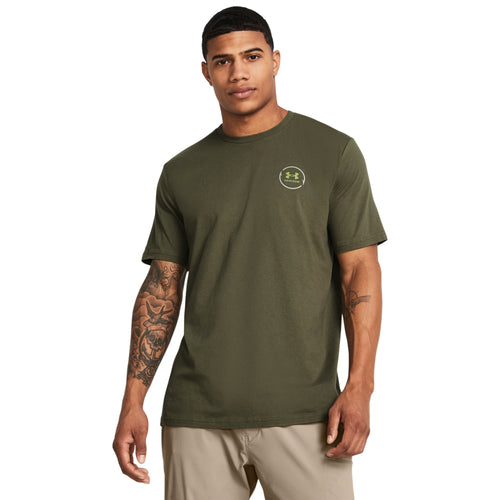 Men's Under Armour Freedom Bass T-Shirt - 390 - GREEN
