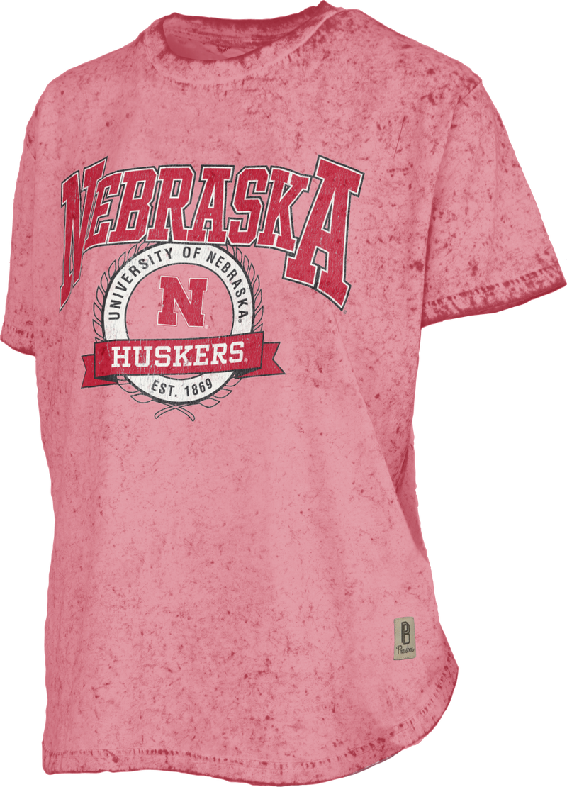 Women's Nebraska Huskers Gibraltar Sun Washed T-Shirt