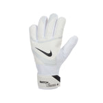 Nike Youth Soccer Goalkeeper Match Gloves - 100 - WHITE/BLACK