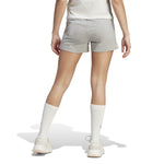 Women's Adidas 3-Stripe Jersey Shorts - MEDIUM GREY