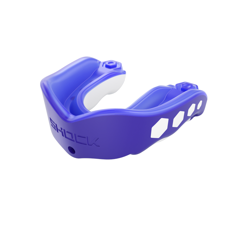 Youth Shock Doctor  Gel Max Flavor Fusion Blue Raspberry Mouthguard - BLUE/RAPSBERRY