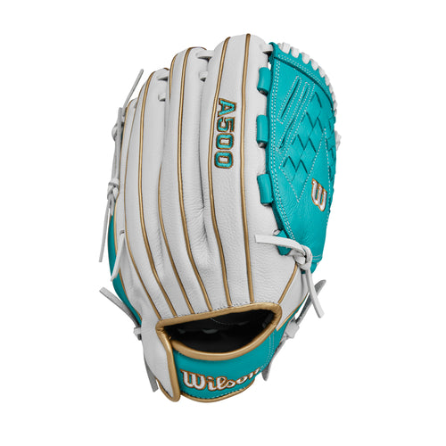 Youth Wilson A500 Siren Outfield Fastpitch Softball Glove
