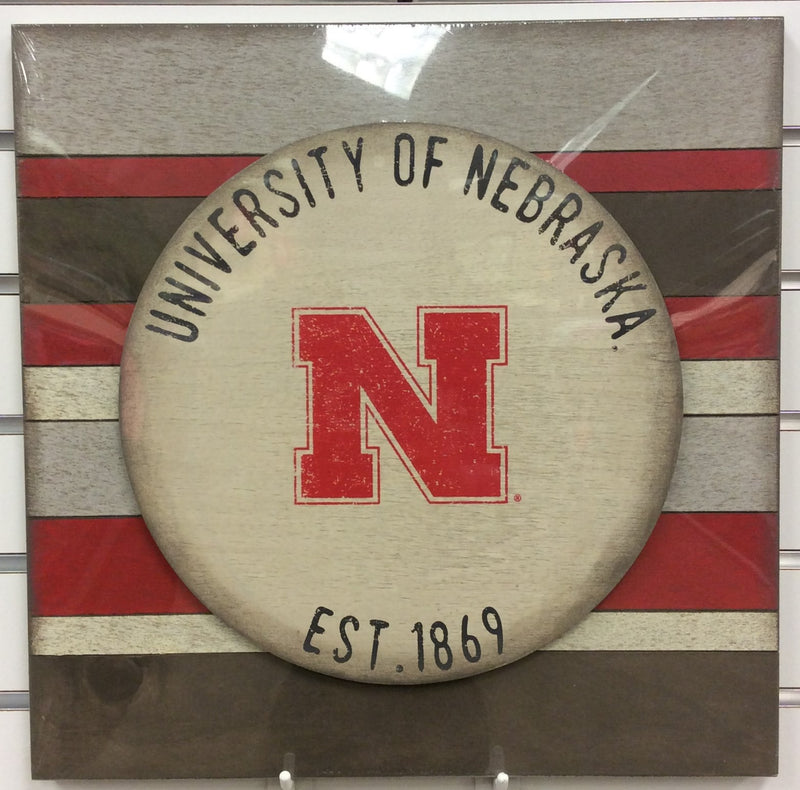 Nebraska Husker Established Plaque - NEBRASKA