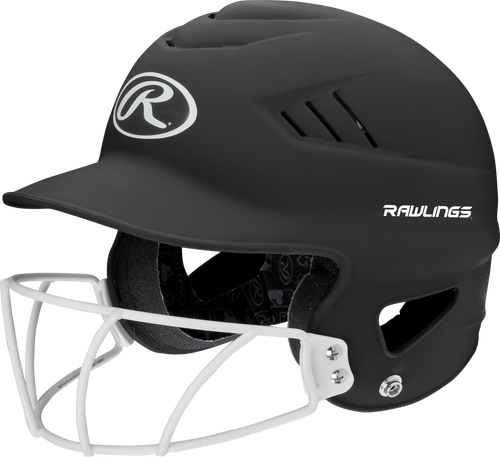 Rawlings Coolflo Batting Helmet - BLACK
