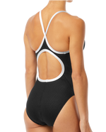 Women's TYR Hexa 1-Piece Swimsuit - 060BK/WT