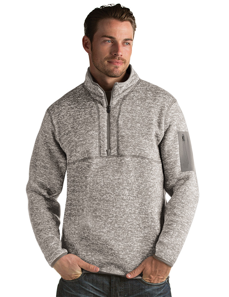 Men's Antigua Fortune 1/4 Zip - New Horizons Embroidery