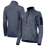 Women's Antigua Fortune 1/4 Zip Pullover - New Horizons Embroidery