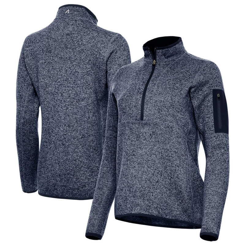 Women's Antigua Fortune 1/4 Zip Pullover - New Horizons Embroidery
