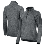 Women's Antigua Fortune 1/4 Zip Pullover - New Horizons Embroidery