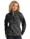 Women's Antigua Fortune 1/4 Zip Pullover - New Horizons Embroidery