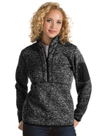 Women's Antigua Fortune 1/4 Zip Pullover - New Horizons Embroidery