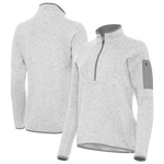 Women's Antigua Fortune 1/4 Zip Pullover - New Horizons Embroidery