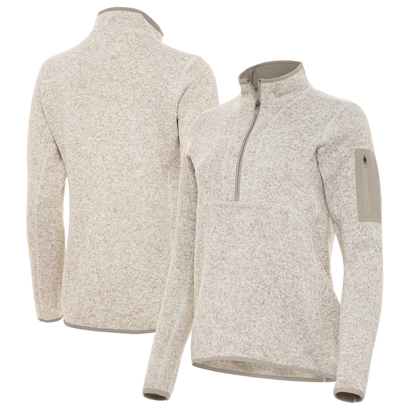 Women's Antigua Fortune 1/4 Zip Pullover - New Horizons Embroidery