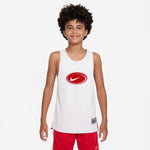 Boy's Nike Youth Reversible Culture Of Basketball Tank Top - 100 - WHITE