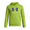 Boy's Under Armour Youth Fleece Big Logo Print Fill Hoodie - 326 - VIBE GREEN