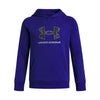 Boy's Under Armour Youth Fleece Big Logo Print Fill Hoodie - 400 - BLUE