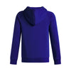 Boy's Under Armour Youth Fleece Big Logo Print Fill Hoodie - 400 - BLUE