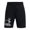 Boy's Under Armour Youth Tech Logo Short - 001 - BLACK