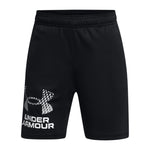 Boy's Under Armour Youth Tech Logo Short - 001 - BLACK
