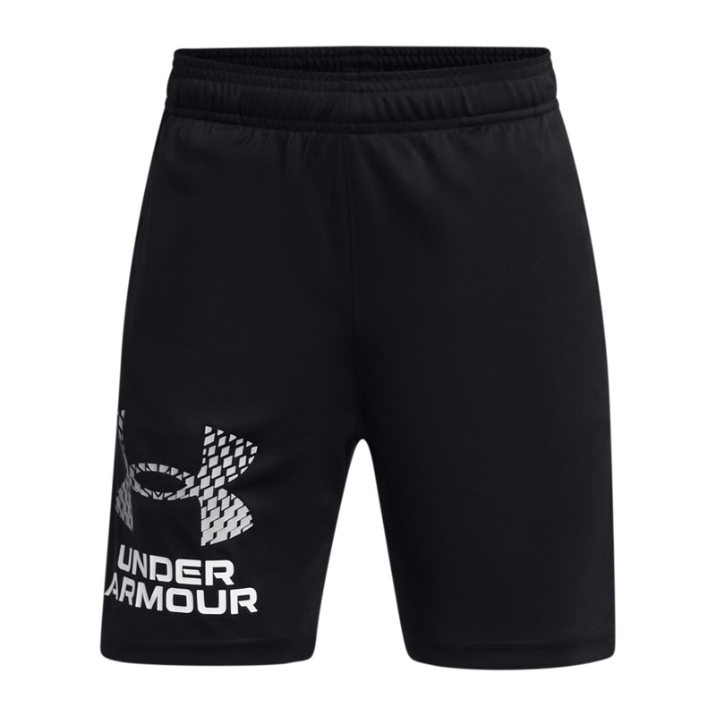 Boy's Under Armour Youth Tech Logo Short - 001 - BLACK
