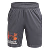 Boy's Under Armour Youth Tech Logo Short - 025 - GREY