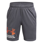 Boy's Under Armour Youth Tech Logo Short - 025 - GREY