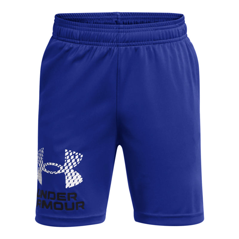 Boy's Under Armour Youth Tech Logo Short - 400 - ROYAL