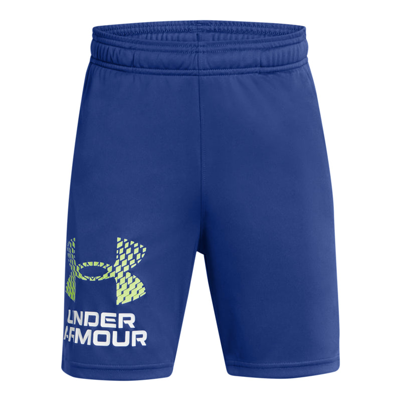 Boy's Under Armour Youth Tech Logo Short - 432 - TECH BLUE