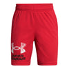 Boy's Under Armour Youth Tech Logo Short - 600 - RED