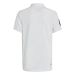 Boys' Adidas Youth 3-Stripes Polo - WHITE