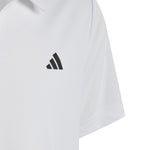 Boys' Adidas Youth 3-Stripes Polo - WHITE