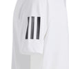 Boys' Adidas Youth 3-Stripes Polo - WHITE