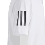 Boys' Adidas Youth 3-Stripes Polo - WHITE