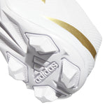Boys' Adidas Youth Adizero Impact.2 Moulded Rubber Football Cleats - WHITE/GOLD