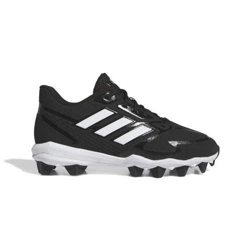 Boys' Adidas Youth Icon 8 Molded Cleats - BLACK/WHITE