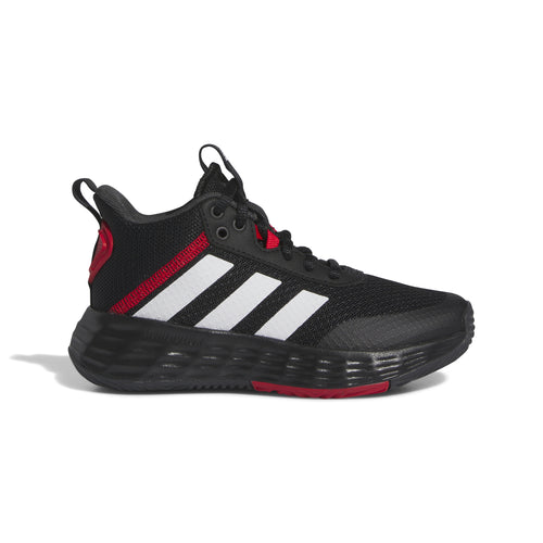 Boys' Adidas Youth Own The Game 2.0 Basketball Shoes - BLACK/RED