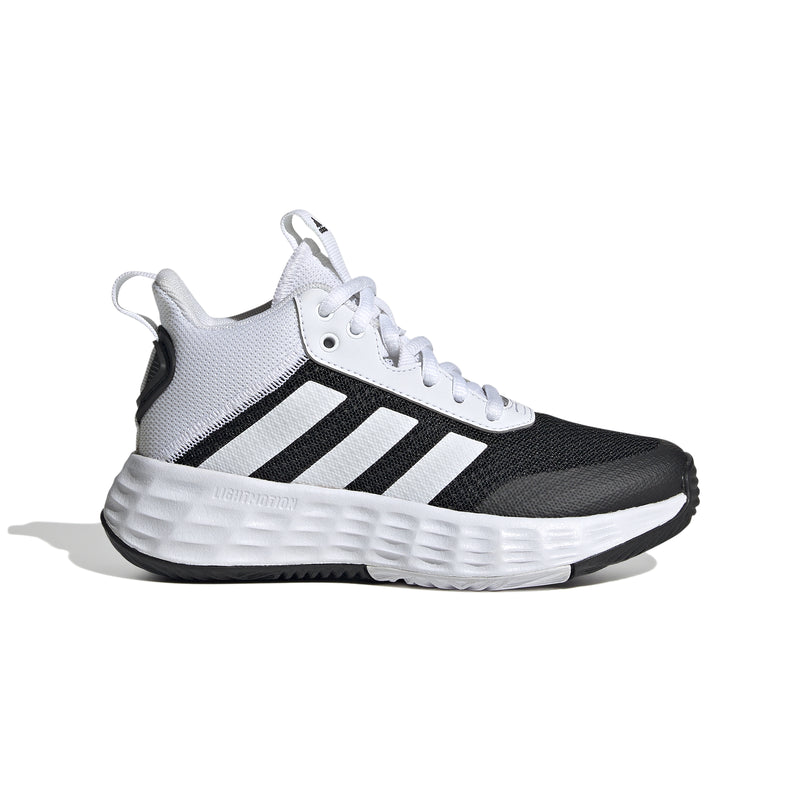 Boys' Adidas Youth Own The Game 2.0 Basketball Shoes - BLACK/WHITE
