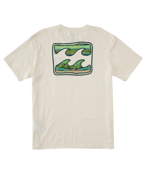 Boys' Billabong Kids Crayon Wave T-Shirt - OFF WHITE