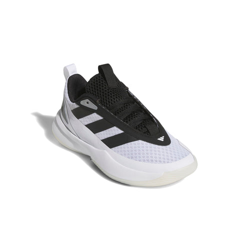 Boys'/Girls' Adidas Youth Front Court Basketball Shoes - WHITE