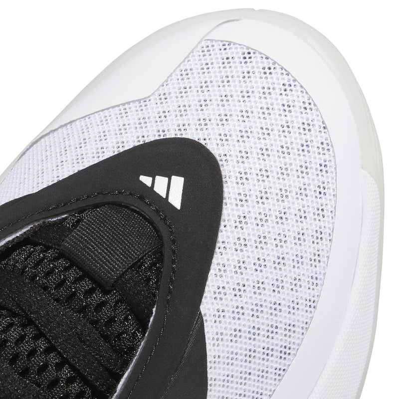 Boys'/Girls' Adidas Youth Front Court Basketball Shoes - WHITE