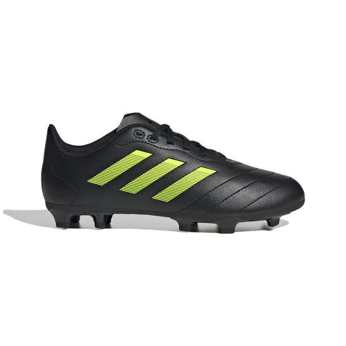 Boys'/Girls' Adidas Youth Goletto VIII Firm Ground Cleats - BLK/LEMO
