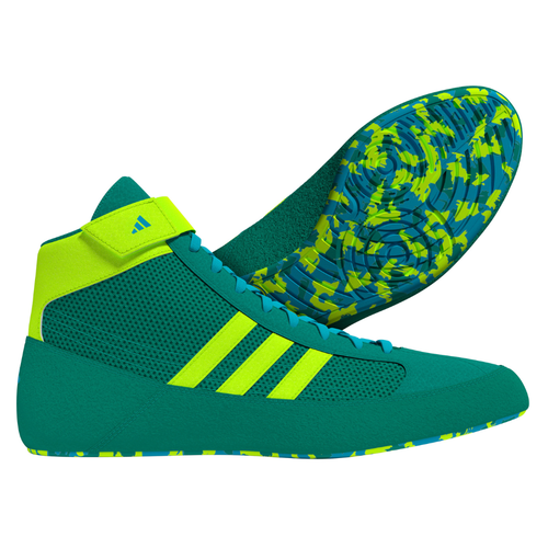 Boys'/Girls' Adidas Youth HVC 2 Wrestling Shoes - PURETEAL