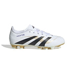 Boys'/Girls' Adidas Youth Predator Club Soccer Cleats - WHITE/BLACK
