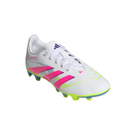 Boys'/Girls' Adidas Youth Predator Club Soccer Cleats - WHITE/PINK