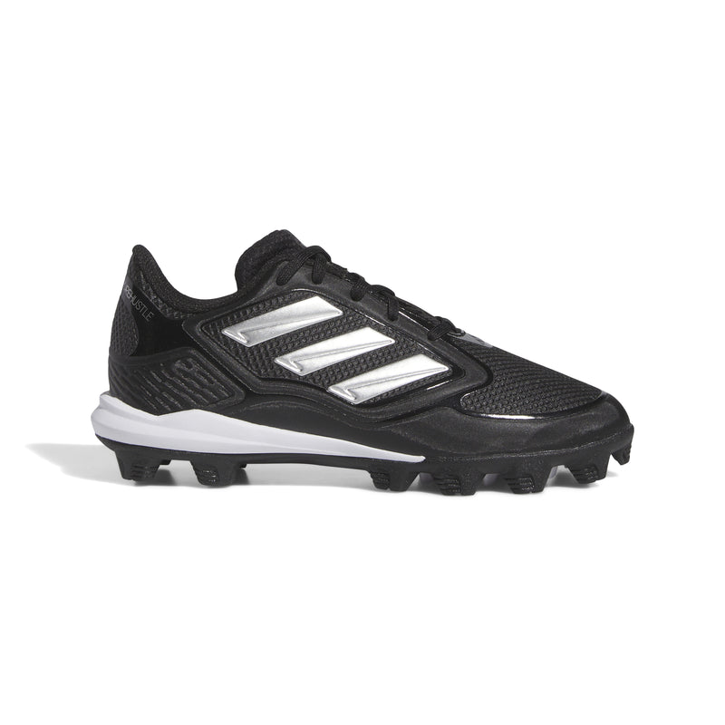Boys'/Girls' Adidas Youth PureHustle 3 Moulded Cleats - BLACK/WHITE