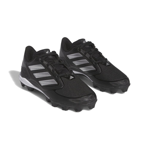 Boys'/Girls' Adidas Youth PureHustle 3 Moulded Cleats - BLACK/WHITE